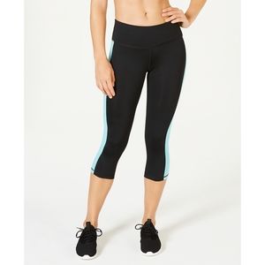 Ideology Womens Activewear Colorblocked Cropped Leggings,XX-Larg